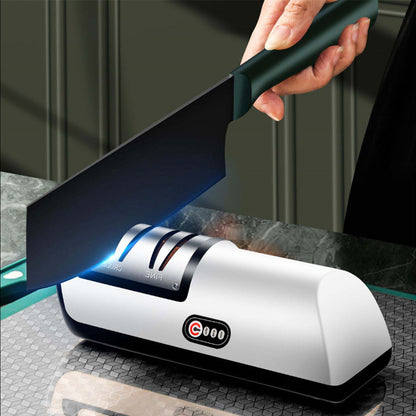 USB Rechargeable Electric Knife Sharpener | Fast Automatic Sharpening Tool