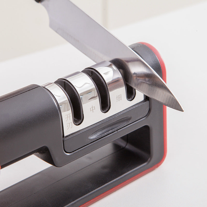 Professional 3 Stage Diamond Knife Sharpener | Quick Sharpening Tool