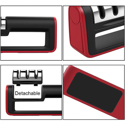 Professional 3 Stage Diamond Knife Sharpener | Quick Sharpening Tool
