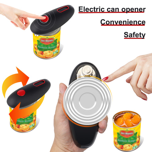 Electric Can Opener Cordless Automatic One-Touch Kitchen Gadget