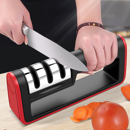 Professional 3 Stage Diamond Knife Sharpener | Quick Sharpening Tool