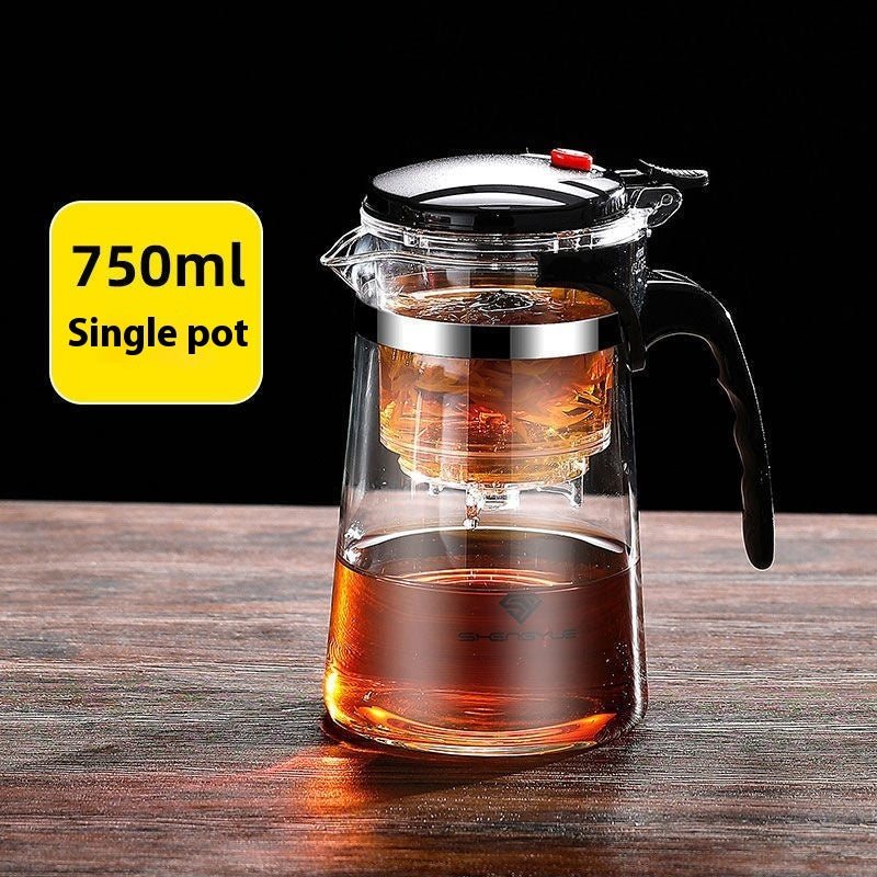 High Temperature Resistant Elegant Household One-click Filtering Tea Cup