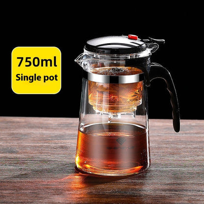 High Temperature Resistant Elegant Household One-click Filtering Tea Cup