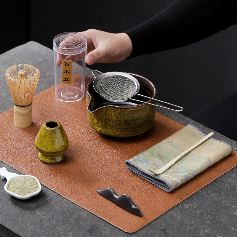 Japanese Kiln Baked Matcha Tea Set Suit