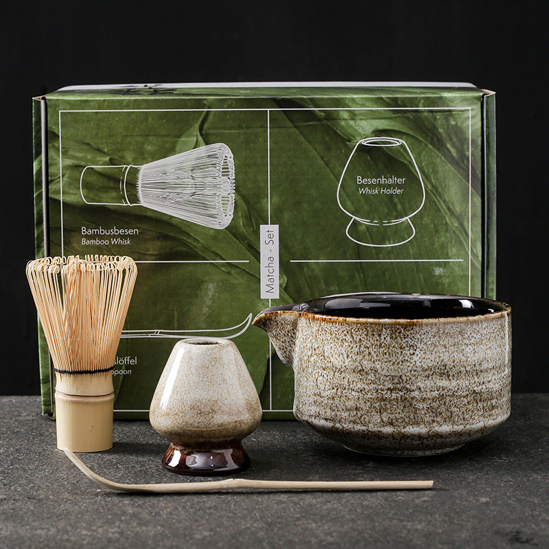Japanese Kiln Baked Matcha Tea Set Suit