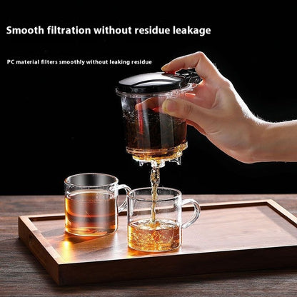 High Temperature Resistant Elegant Household One-click Filtering Tea Cup