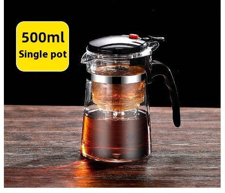 High Temperature Resistant Elegant Household One-click Filtering Tea Cup