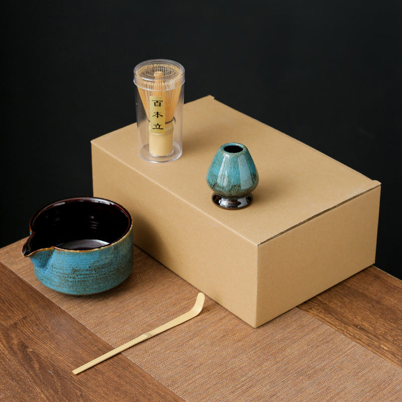 Japanese Kiln Baked Matcha Tea Set Suit