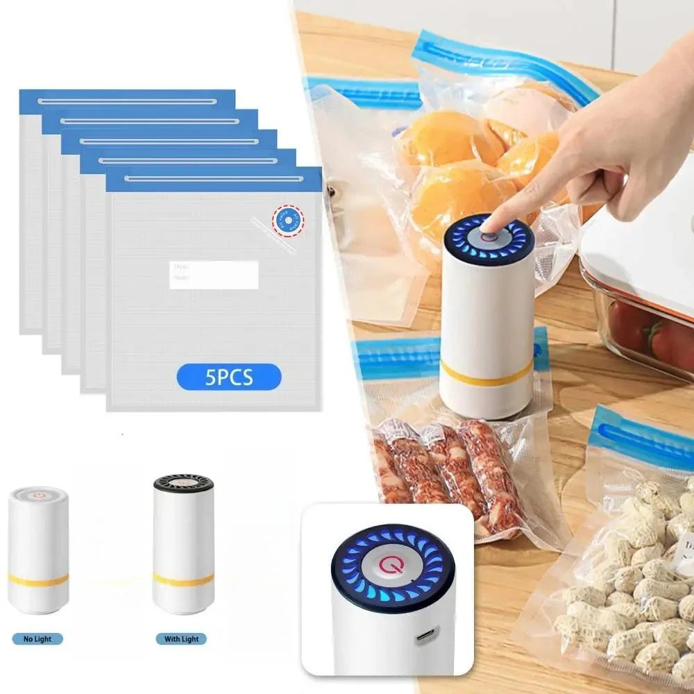 Universal Mason Jar Vacuum Sealer Kit BPA-Free Food Storage