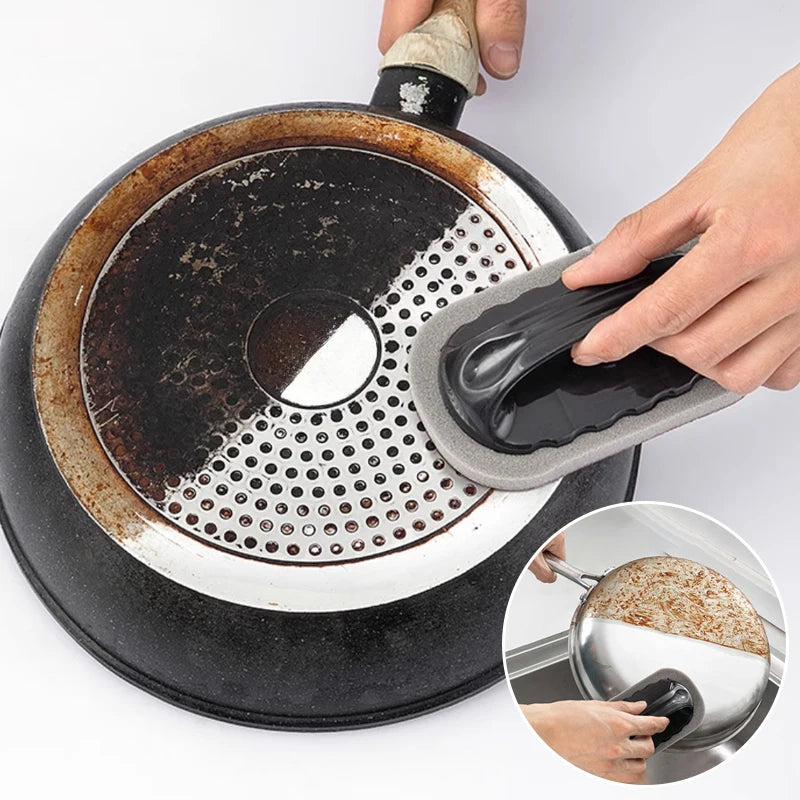 Magic Emery Cleaning Sponge Brush Rust Stain Remover Tool