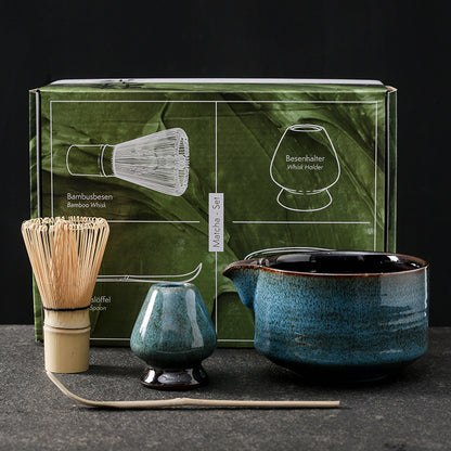 Japanese Kiln Baked Matcha Tea Set Suit