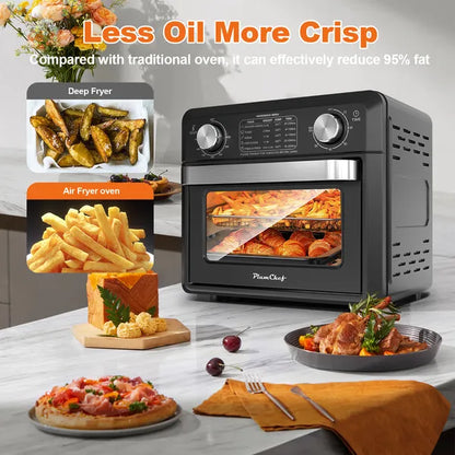 11QT Air Fryer Toaster Oven 1000W | Compact Countertop Oven