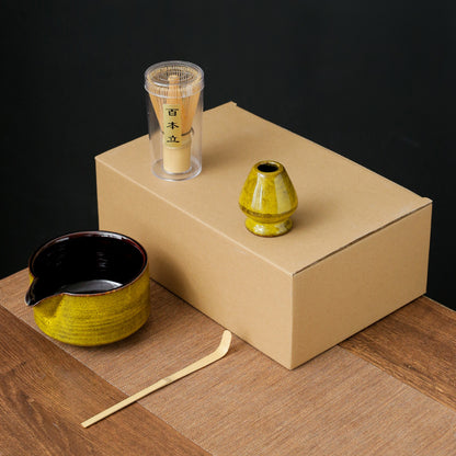 Japanese Kiln Baked Matcha Tea Set Suit