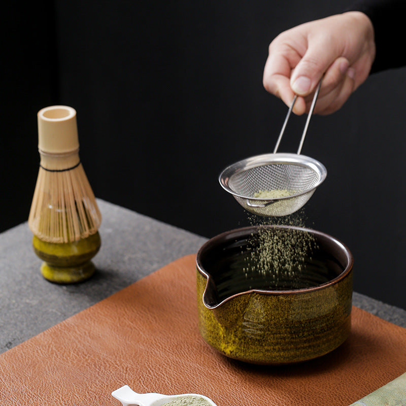 Japanese Kiln Baked Matcha Tea Set Suit